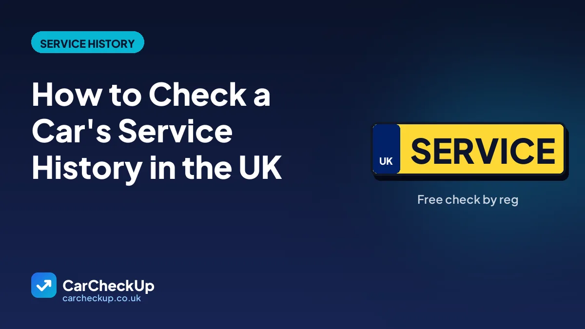 How to Check a Car's Service History in the UK