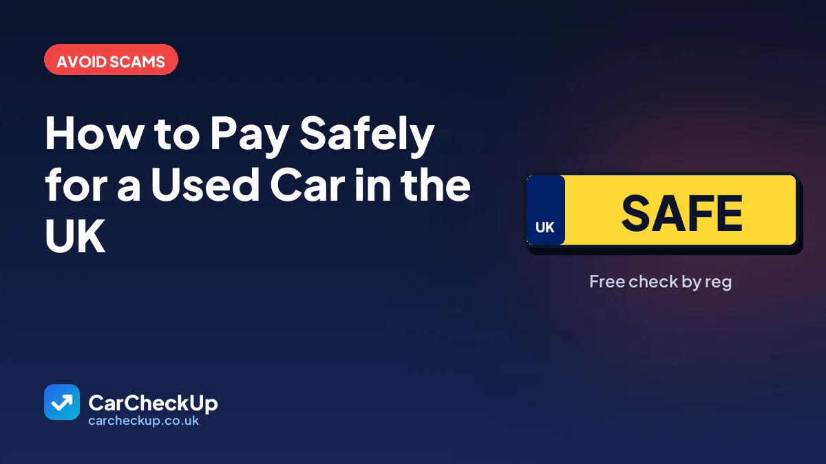 How to Pay Safely for a Used Car in the UK