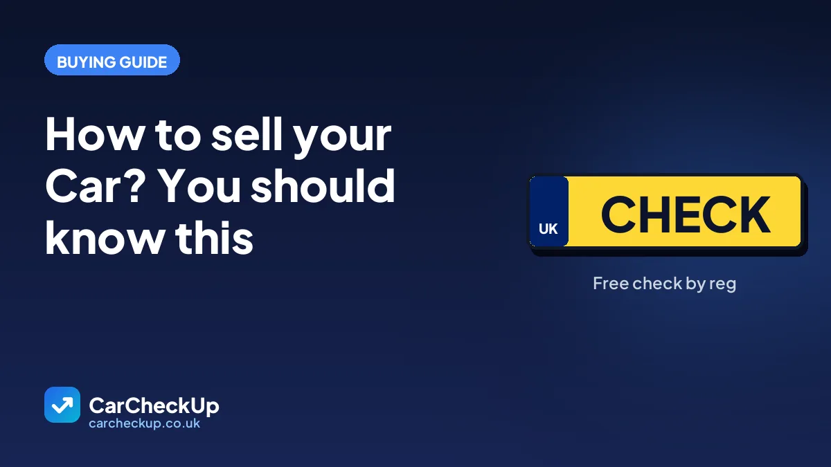 How to sell your Car? You should know this