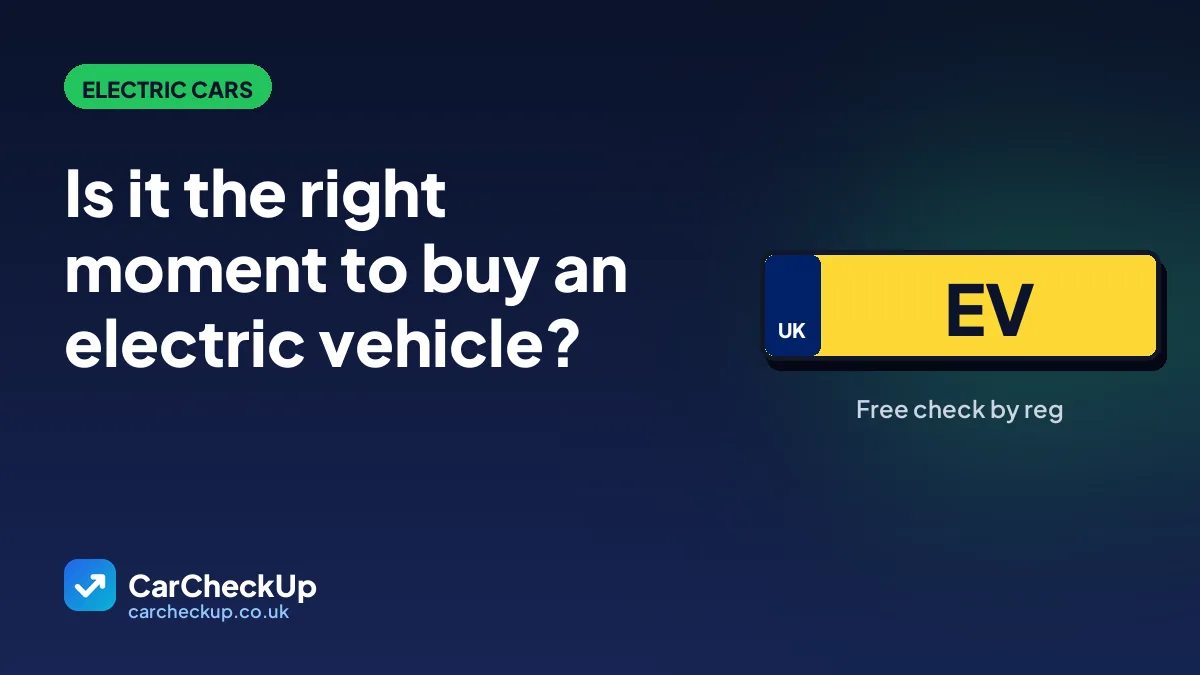 Is it the right moment to buy an electric vehicle?
