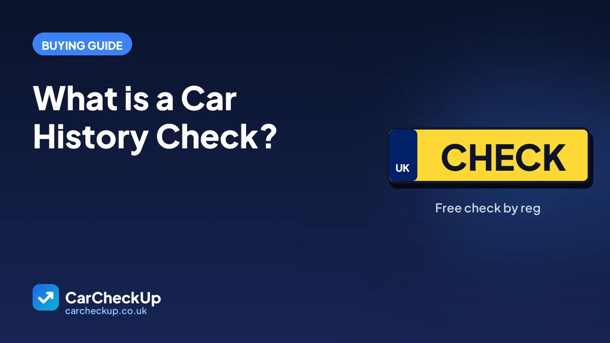 What is a Car History Check?